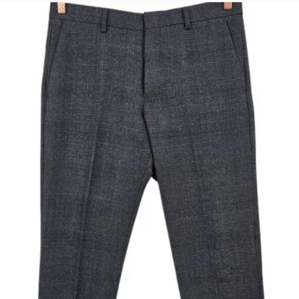 J. Crew Mens 32x30 Wool Blend Thompson Plaid Trousers